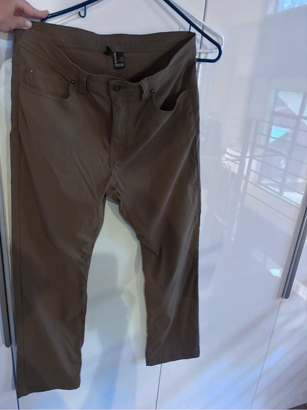 Prana Men's Khaki Straight-Leg Pants